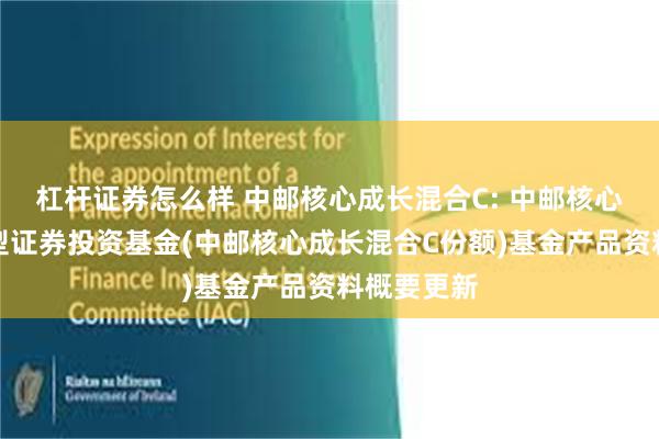 杠杆证券怎么样 中邮核心成长混合C: 中邮核心成长混合型证券投资基金(中邮核心成长混合C份额)基金产品资料概要更新