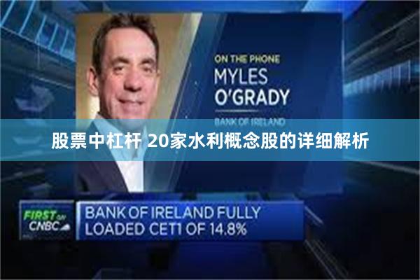 股票中杠杆 20家水利概念股的详细解析