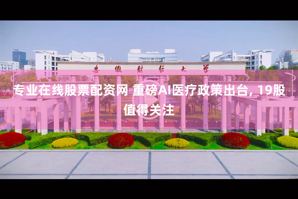 专业在线股票配资网 重磅AI医疗政策出台, 19股值得关注
