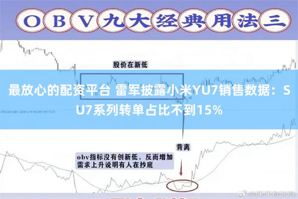 最放心的配资平台 雷军披露小米YU7销售数据：SU7系列转单占比不到15%