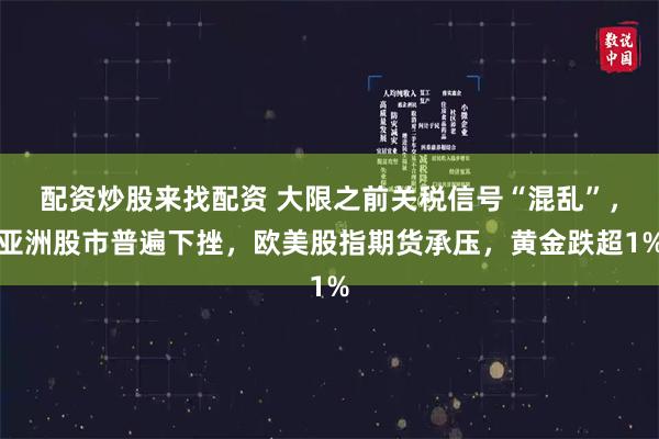 配资炒股来找配资 大限之前关税信号“混乱”，亚洲股市普遍下挫，欧美股指期货承压，黄金跌超1%
