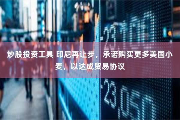 炒股投资工具 印尼再让步，承诺购买更多美国小麦，以达成贸易协议