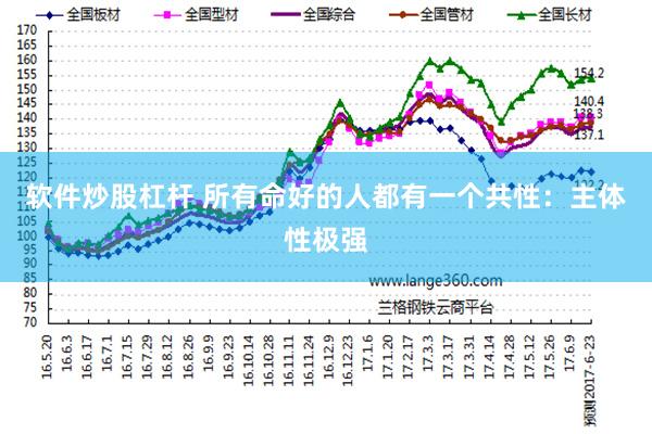 软件炒股杠杆 所有命好的人都有一个共性：主体性极强