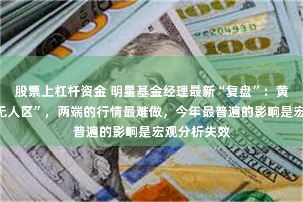 股票上杠杆资金 明星基金经理最新“复盘”:黄金已涨到“无人区”,两端的行情最难做,今年最普遍的影响是宏观分析失效