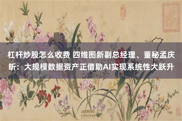 杠杆炒股怎么收费 四维图新副总经理、董秘孟庆昕：大规模数据资产正借助AI实现系统性大跃升
