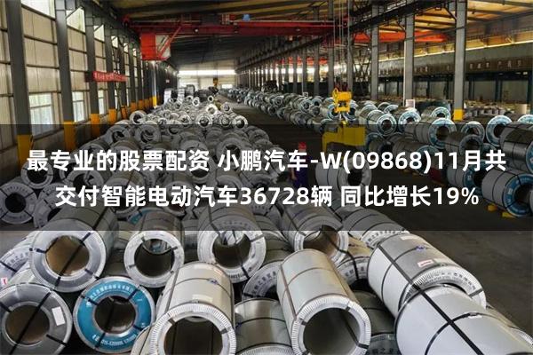 最专业的股票配资 小鹏汽车-W(09868)11月共交付智能电动汽车36728辆 同比增长19%