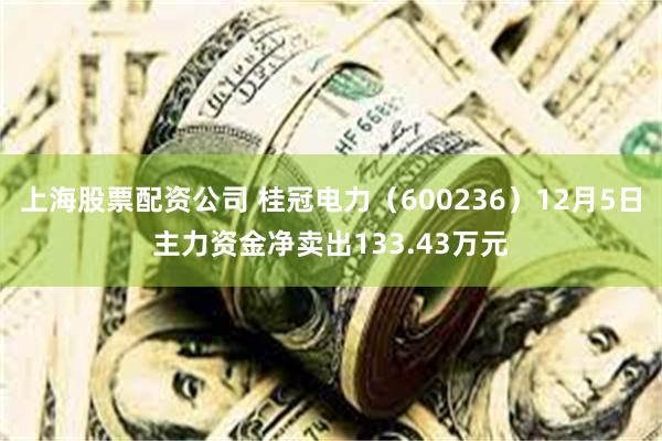 上海股票配资公司 桂冠电力（600236）12月5日主力资金净卖出133.43万元