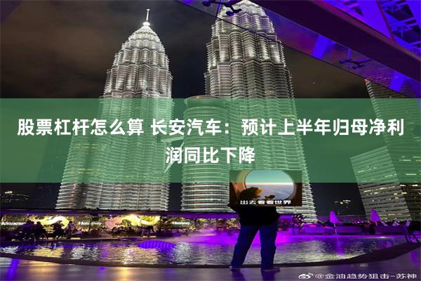 股票杠杆怎么算 长安汽车:预计上半年归母净利润同比下降