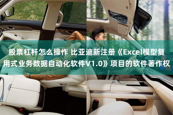 股票杠杆怎么操作 比亚迪新注册《Excel模型复用式业务数据自动化软件V1.0》项目的软件著作权
