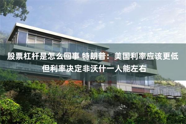 股票杠杆是怎么回事 特朗普：美国利率应该更低 但利率决定非沃什一人能左右
