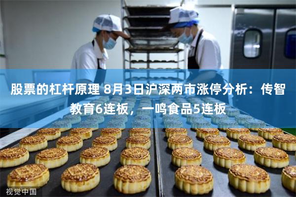 股票的杠杆原理 8月3日沪深两市涨停分析：传智教育6连板，一鸣食品5连板