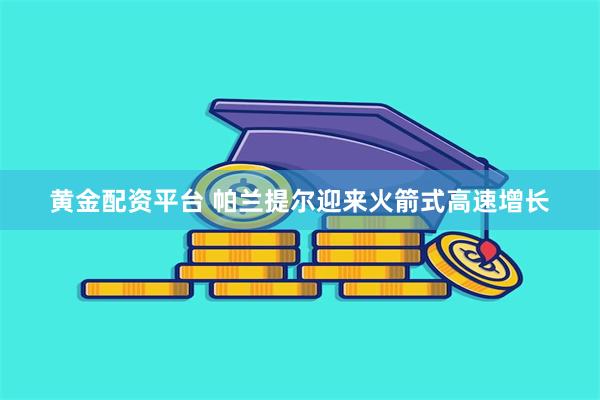 黄金配资平台 帕兰提尔迎来火箭式高速增长